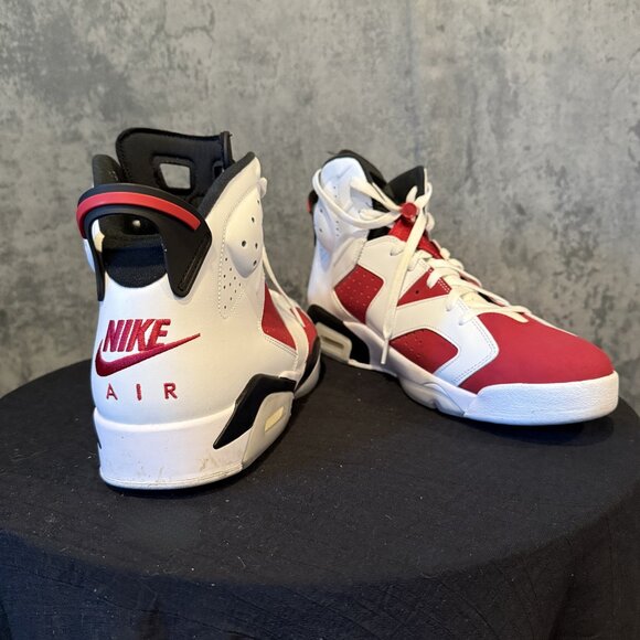 Jordan 6 Retro OG 'Carmine' 2021 Men's Size 15 - Red and White - Picture 1 of 5